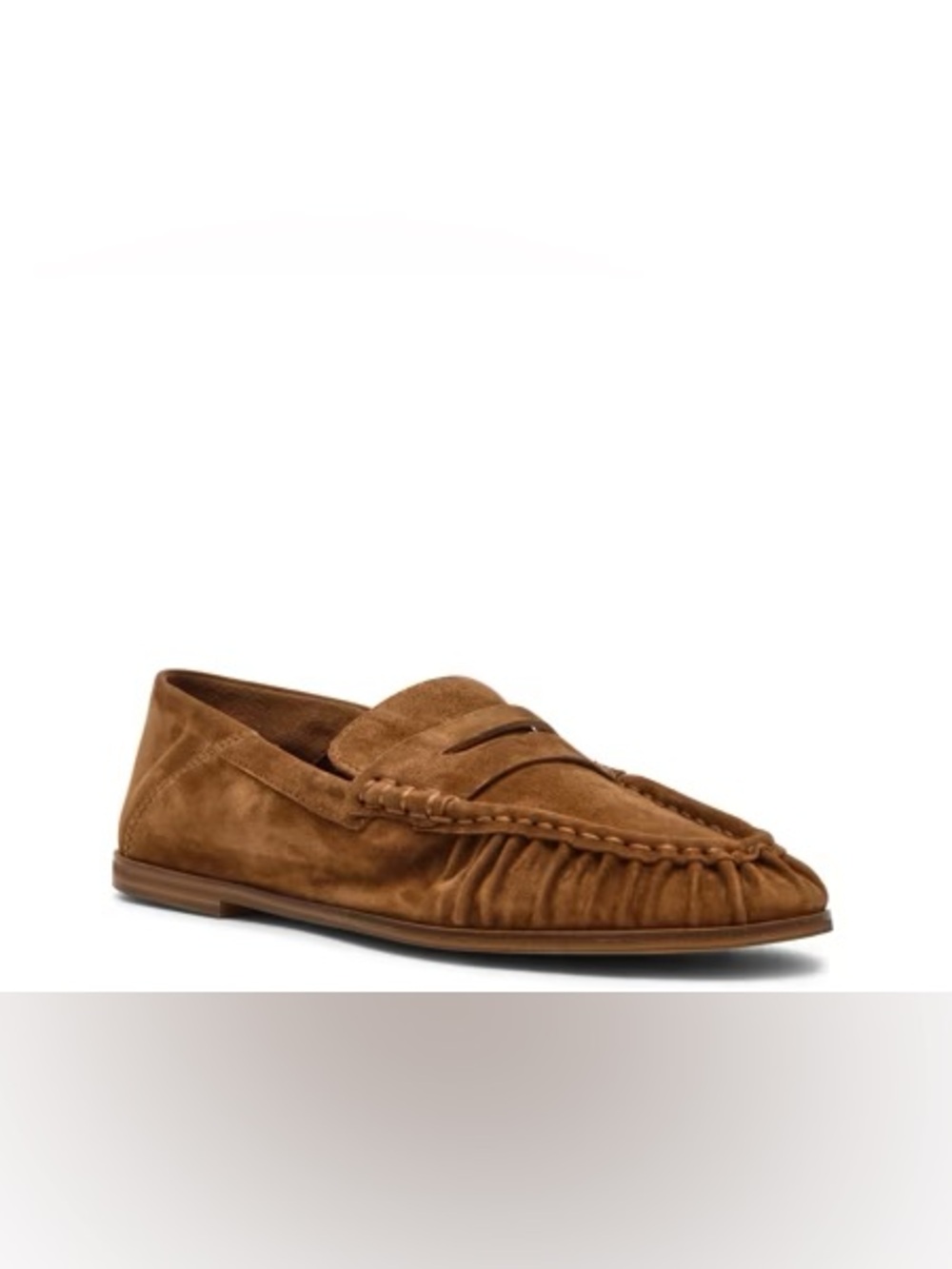 Steve Madden Stewart Convertible Penny Loafer in Chesnut Suede size 9